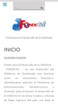 Mobile Screenshot of fondetel.gob.gt